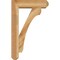 Ekena Millwork Legacy Craftsman Rough Sawn Bracket w/ Offset Brace, Western Red Cedar, 6"W x 20"D x 32"H BKT0604X20X32LEC04RWR - alternate 4